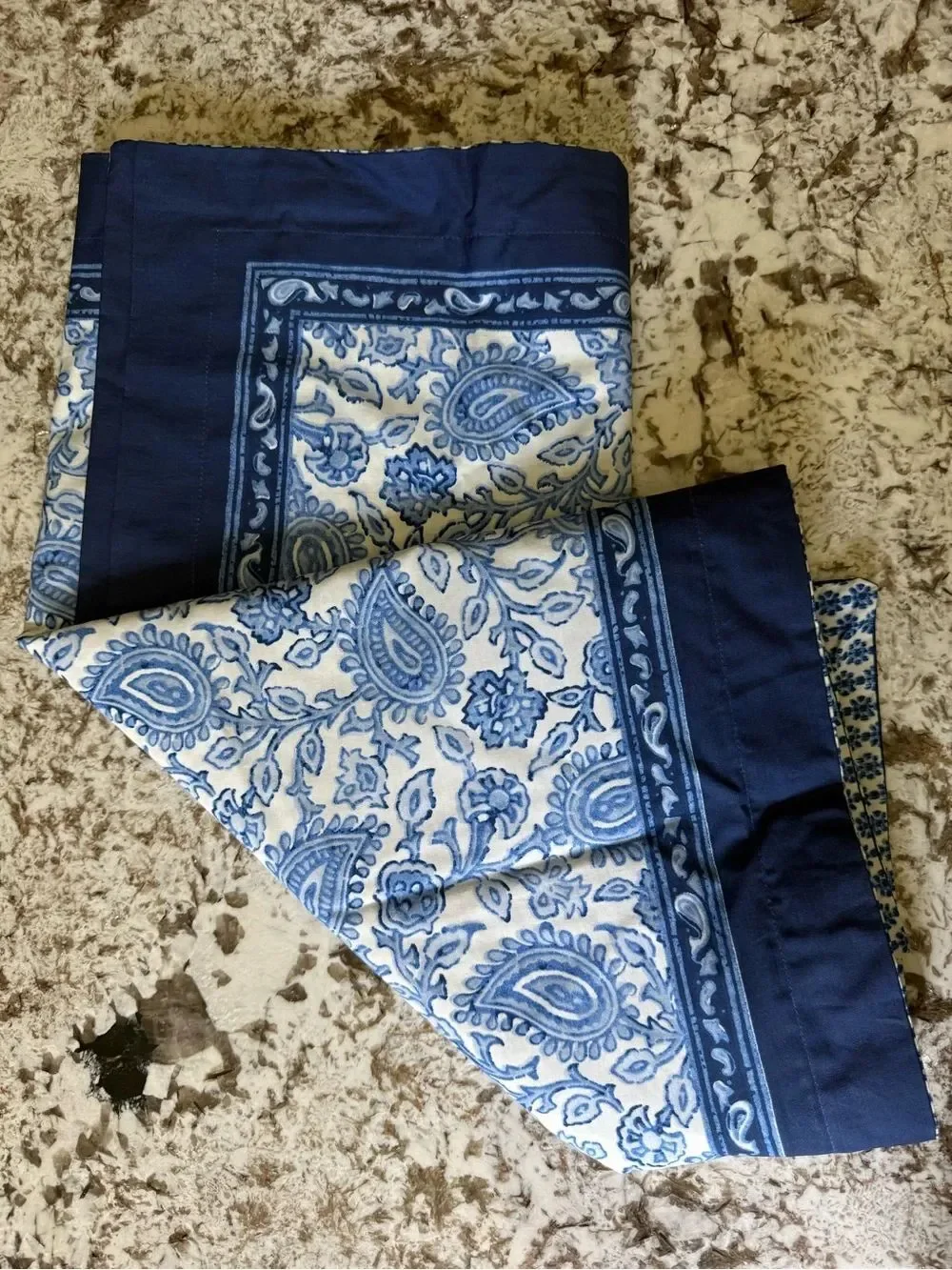 Lauren Ralph Lauren Arielle Floral Full Queen Comforter Set Cotton Navy NWT $425